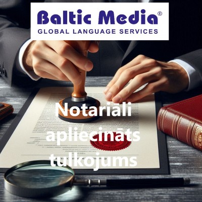 notariāli apliecināts tulkojums